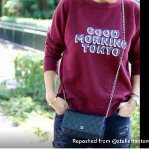 ISABEL MARANT Etoile Graphic Print Crew Neck Sweatshirt Size: US6 FR38